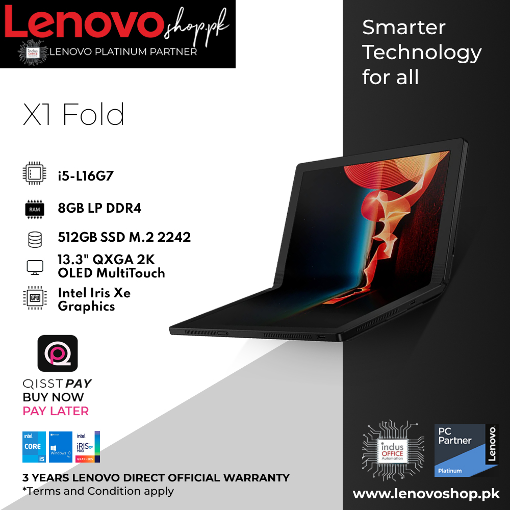 LENOVO ThinkPad X1 Fold – INTEL CORE i5-L16G7 (11 GEN) – 